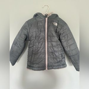 Reversible girls North Face jacket